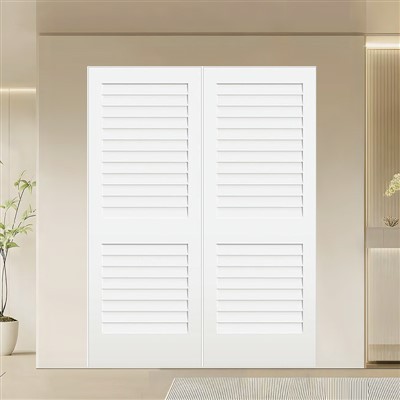 Hálft gluggatjöld tvíhliða innri grunnuð samsett MDF hurð