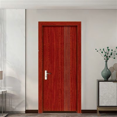Rauður litur PVC hurð að innan