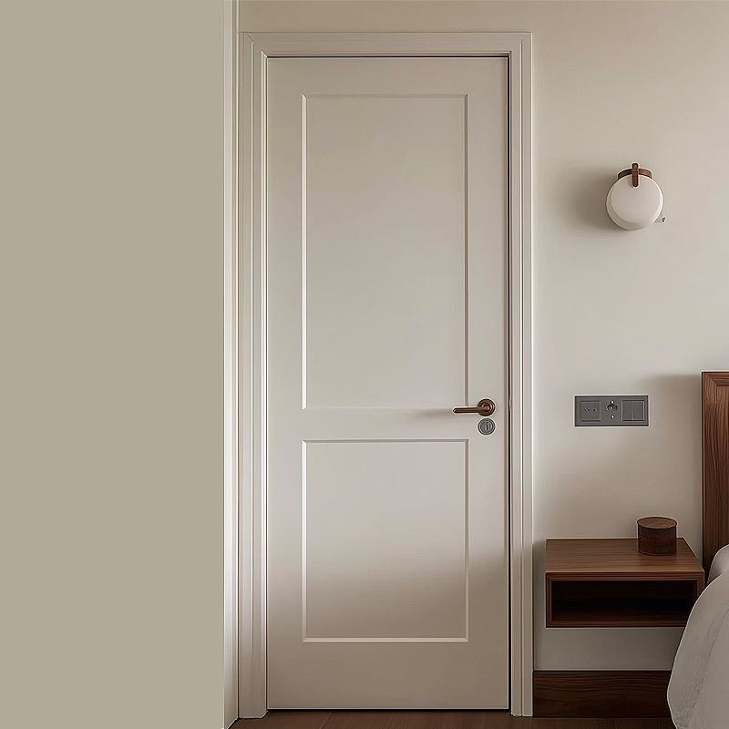 Vertical 2 Panels With White Prime Door